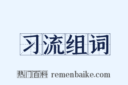 习流组词是什么意思的图片